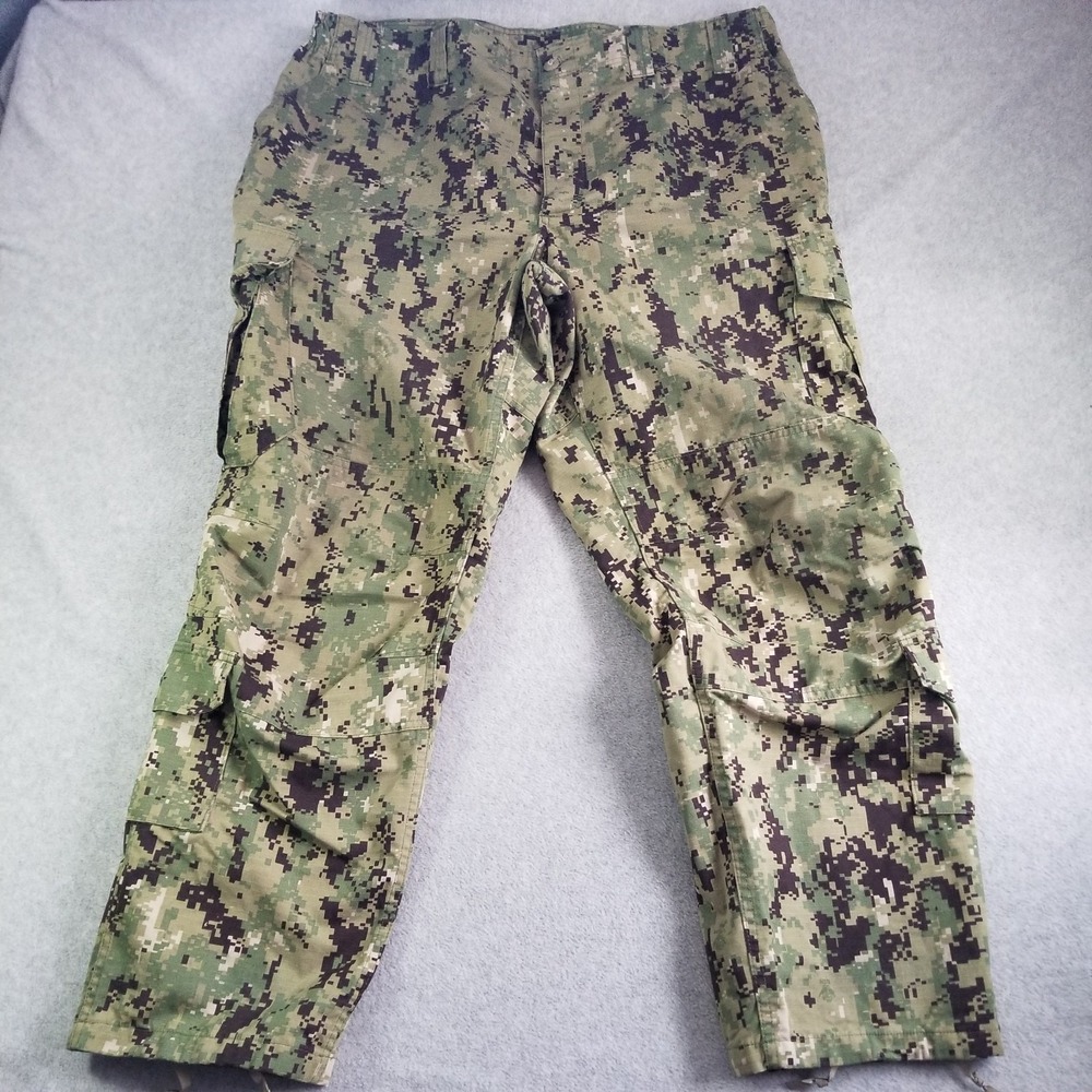 U.S. Military Pants XXL Regular  NWU Type III Navy Seals Camo Cargo Trousers